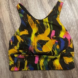 Multi colored lululemon tank size 4